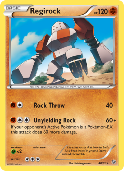 Regirock - pokemon TCG Card