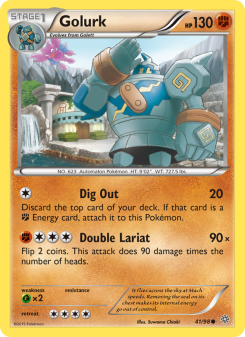 Golurk - pokemon TCG Card