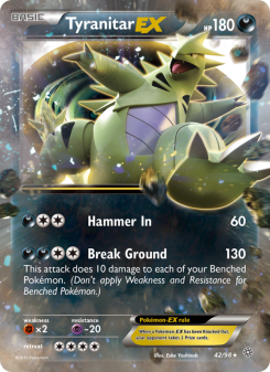 Tyranitar EX - pokemon TCG Card