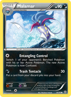 Malamar - pokemon TCG Card