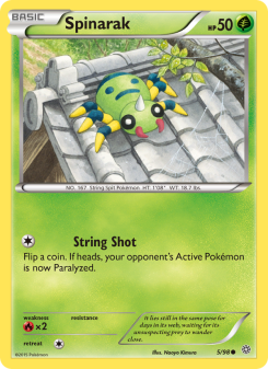 Spinarak - pokemon TCG Card