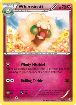 Whimsicott - pokemon TCG Card