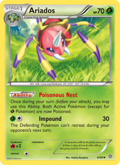 Ariados - pokemon TCG Card