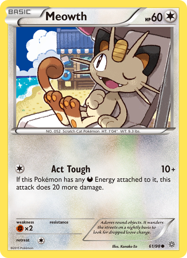 Meowth - Pokémon TCG Card