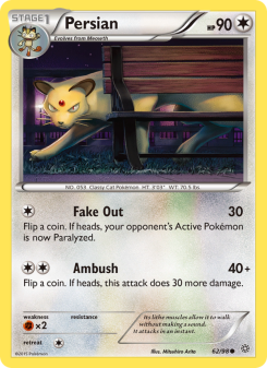 Persian - pokemon TCG Card