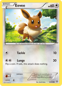 Eevee - pokemon TCG Card