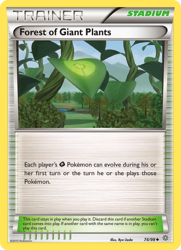 Forest of Giant Plants - Pokémon TCG Card
