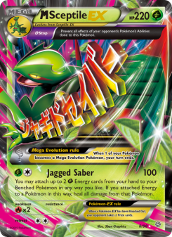 M Sceptile EX - pokemon TCG Card
