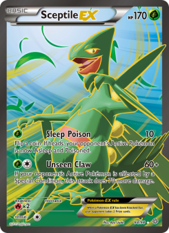 Sceptile EX - pokemon TCG Card