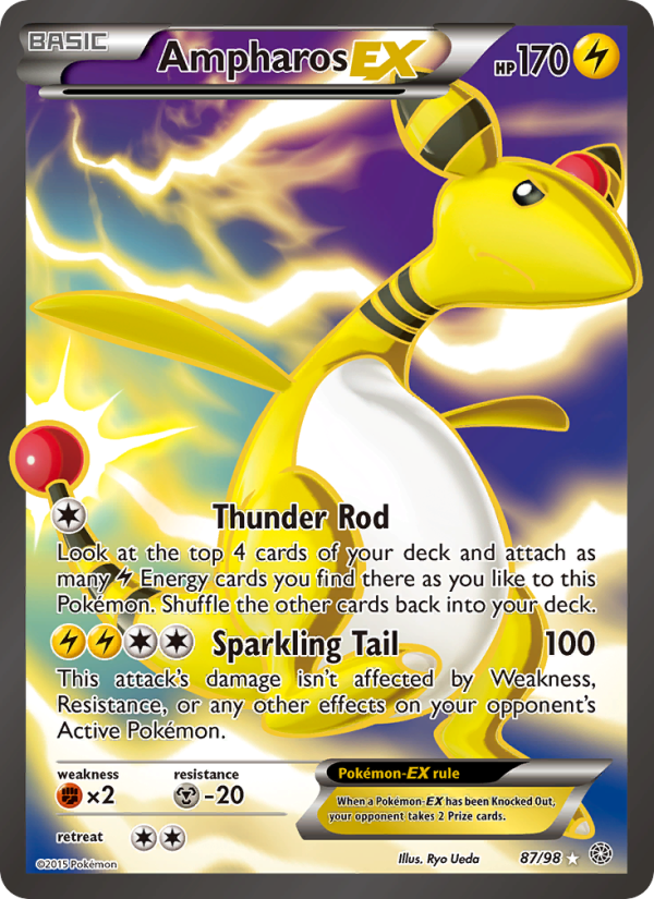 Ampharos EX - Pokémon TCG Card