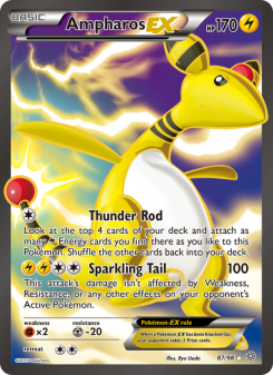 Ampharos EX - pokemon TCG Card