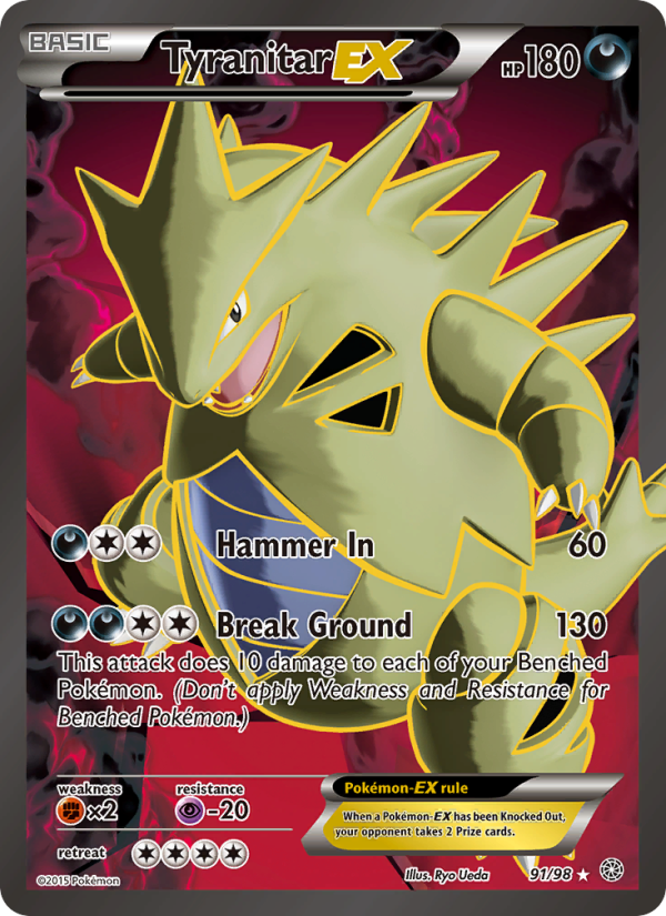 Tyranitar EX - Pokémon TCG Card