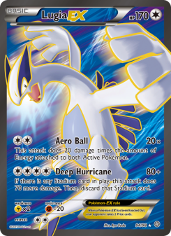 Lugia EX - pokemon TCG Card