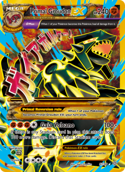 Primal Groudon EX - pokemon TCG Card