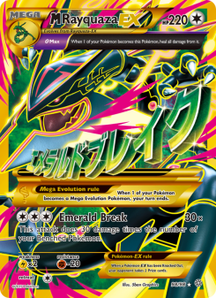 M Rayquaza EX - pokemon TCG Card
