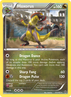 Haxorus - pokemon TCG Card