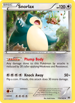 Snorlax - pokemon TCG Card