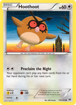 Hoothoot - pokemon TCG Card