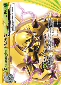 Chesnaught BREAK - pokemon TCG Card