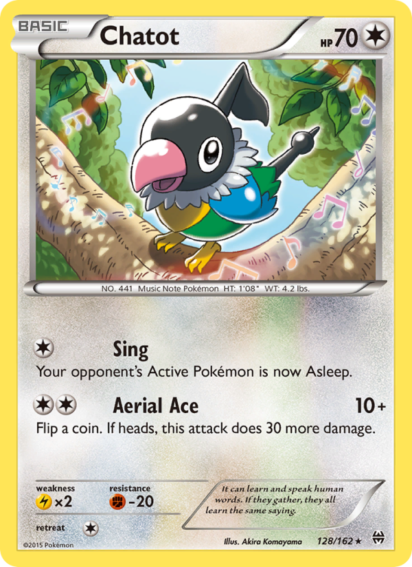Chatot - Pokémon TCG Card