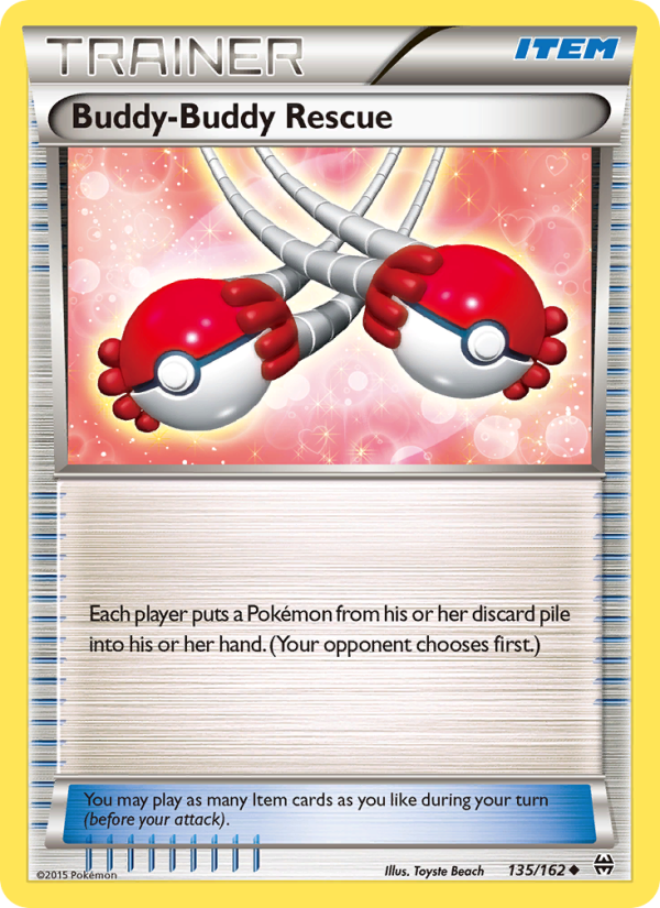 Buddy-Buddy Rescue - Pokémon TCG Card