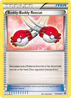 Buddy-Buddy Rescue - pokemon TCG Card