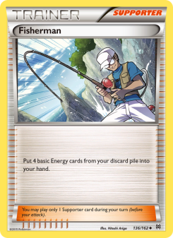 Fisherman - pokemon TCG Card