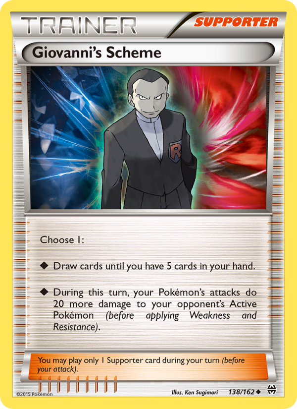 Giovanni's Scheme - Pokémon TCG Card