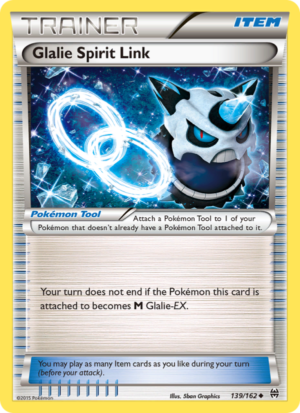 Glalie Spirit Link - Pokémon TCG Card