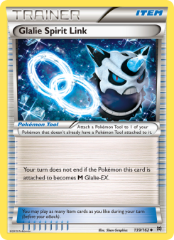 Glalie Spirit Link - pokemon TCG Card