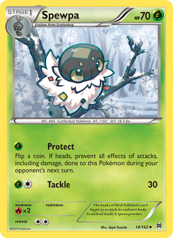 Spewpa - Pokémon TCG Card