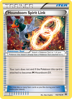Houndoom Spirit Link - pokemon TCG Card