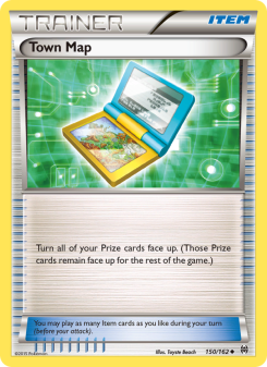 Town Map - pokemon TCG Card