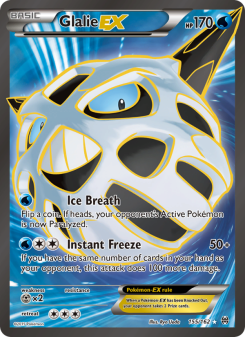 Glalie EX - pokemon TCG Card