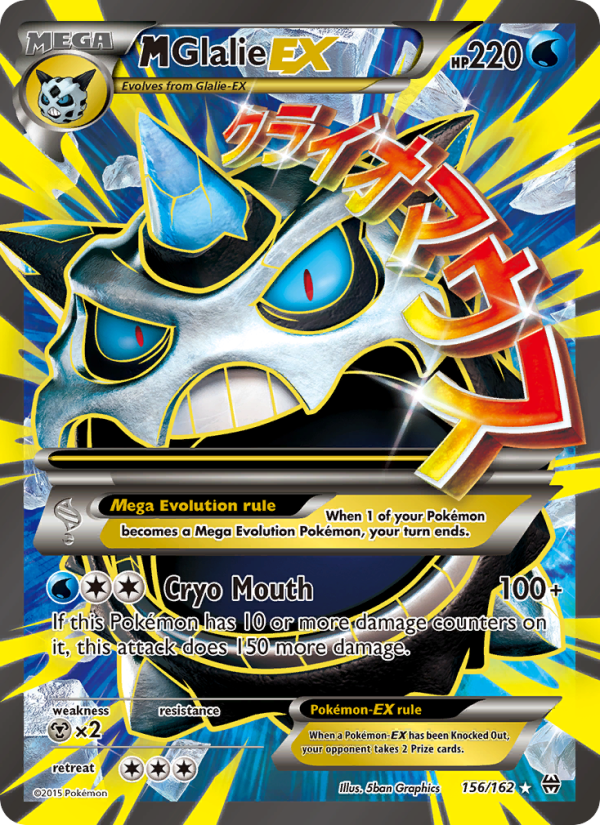 M Glalie EX - Pokémon TCG Card