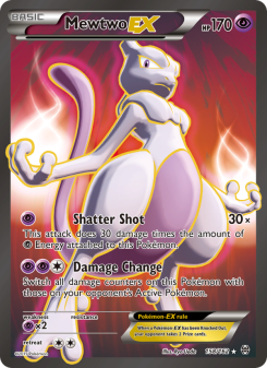 Mewtwo EX - pokemon TCG Card
