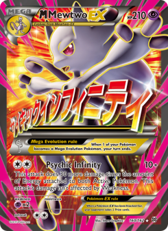 M Mewtwo EX - pokemon TCG Card