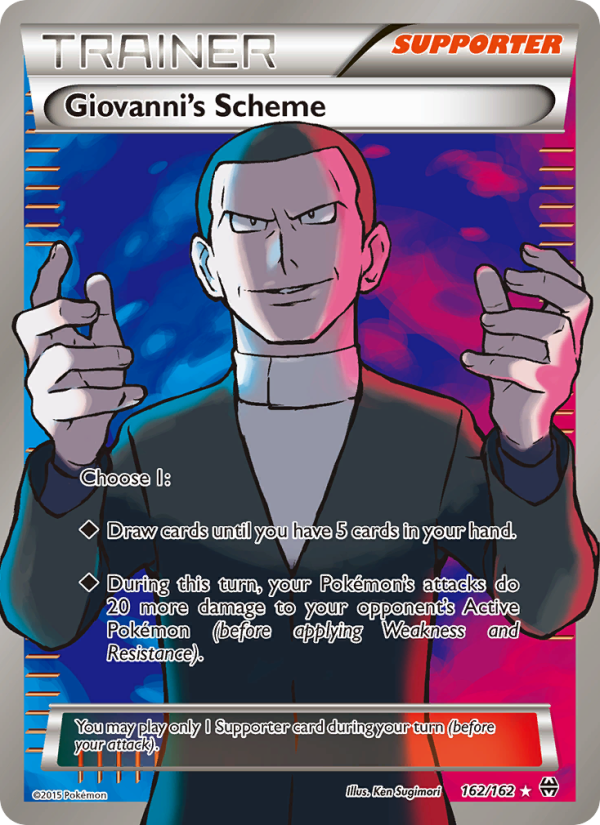 Giovanni's Scheme - Pokémon TCG Card