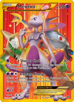 Mewtwo EX - pokemon TCG Card