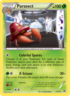 Parasect - pokemon TCG Card