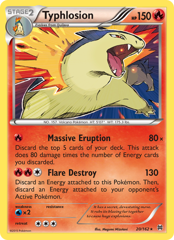 Typhlosion - Pokémon TCG Card
