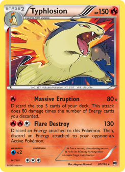 Typhlosion - pokemon TCG Card