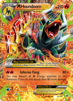 M Houndoom EX - pokemon TCG Card