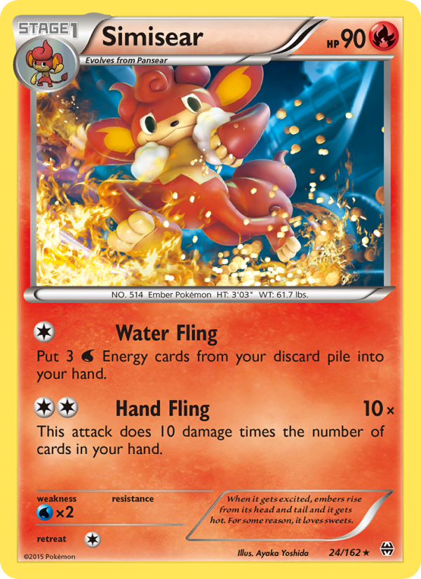 Simisear - Pokémon TCG Card