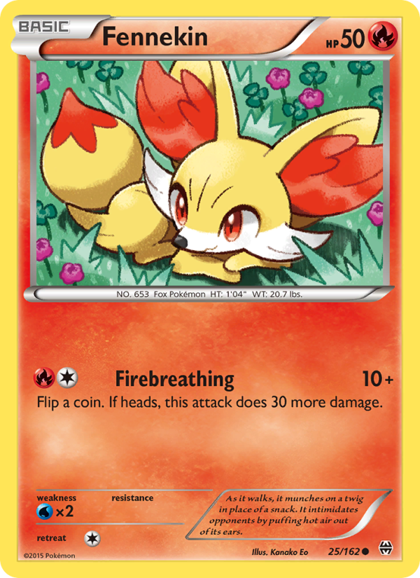 Fennekin - Pokémon TCG Card
