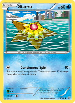 Staryu - pokemon TCG Card