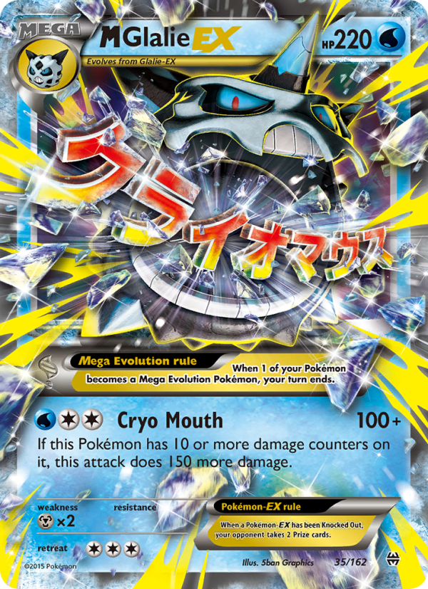 M Glalie EX - Pokémon TCG Card