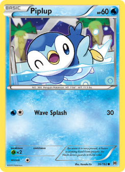 Piplup - pokemon TCG Card