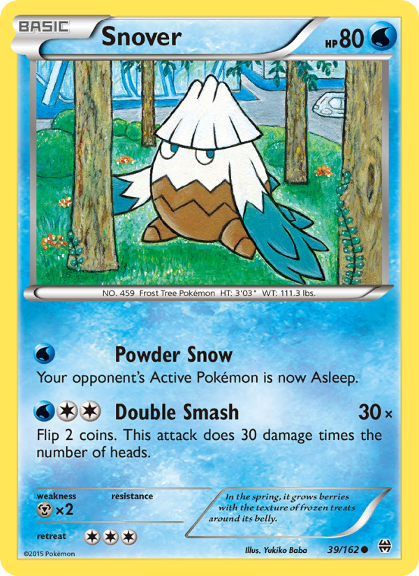 Snover - Pokémon TCG Card