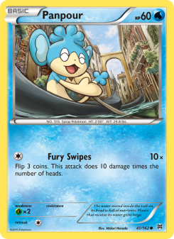 Panpour - pokemon TCG Card